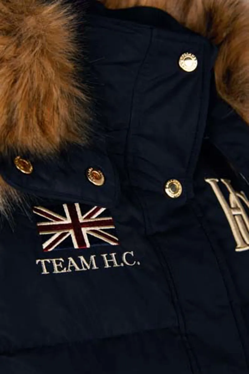 Holland Cooper Team Gilet Ladies in Ink Navy-3